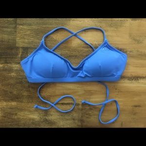 Rip curl bikini top- EUC XS blue